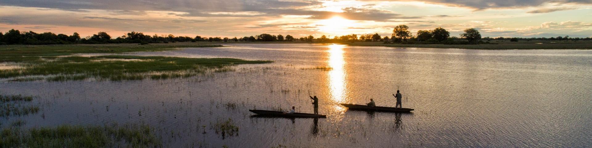 Rejs mokoro po Delcie Okavango
